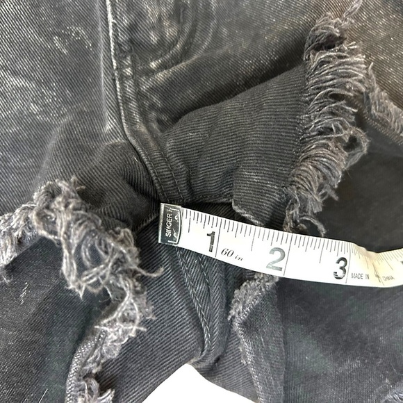 One Teaspoon Bonita High Waist Cut Off Denim Shorts - Picture 12 of 12